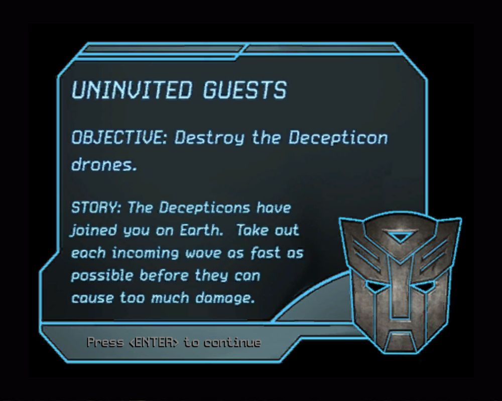 Transformers screenshot 5 for Playstation 2